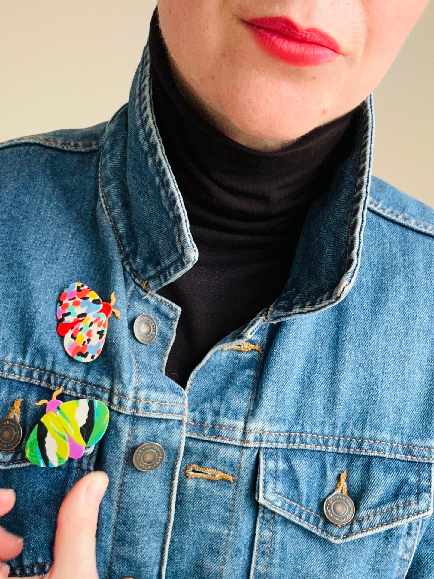 Moth Pin Brooch