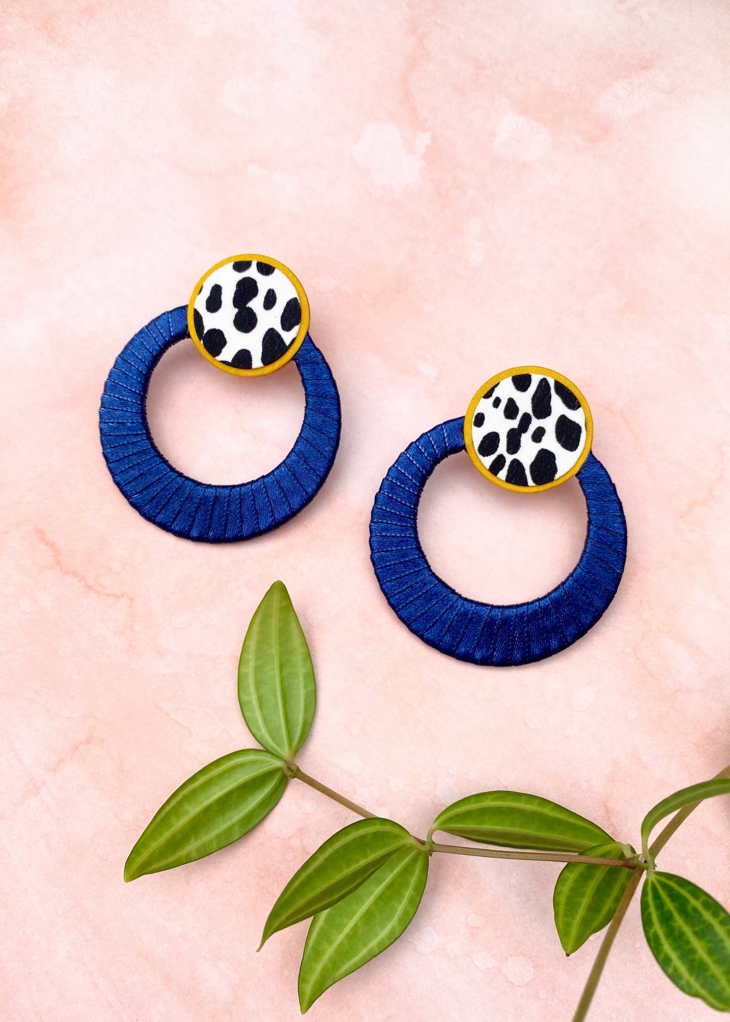 New Moon Stud Earrings