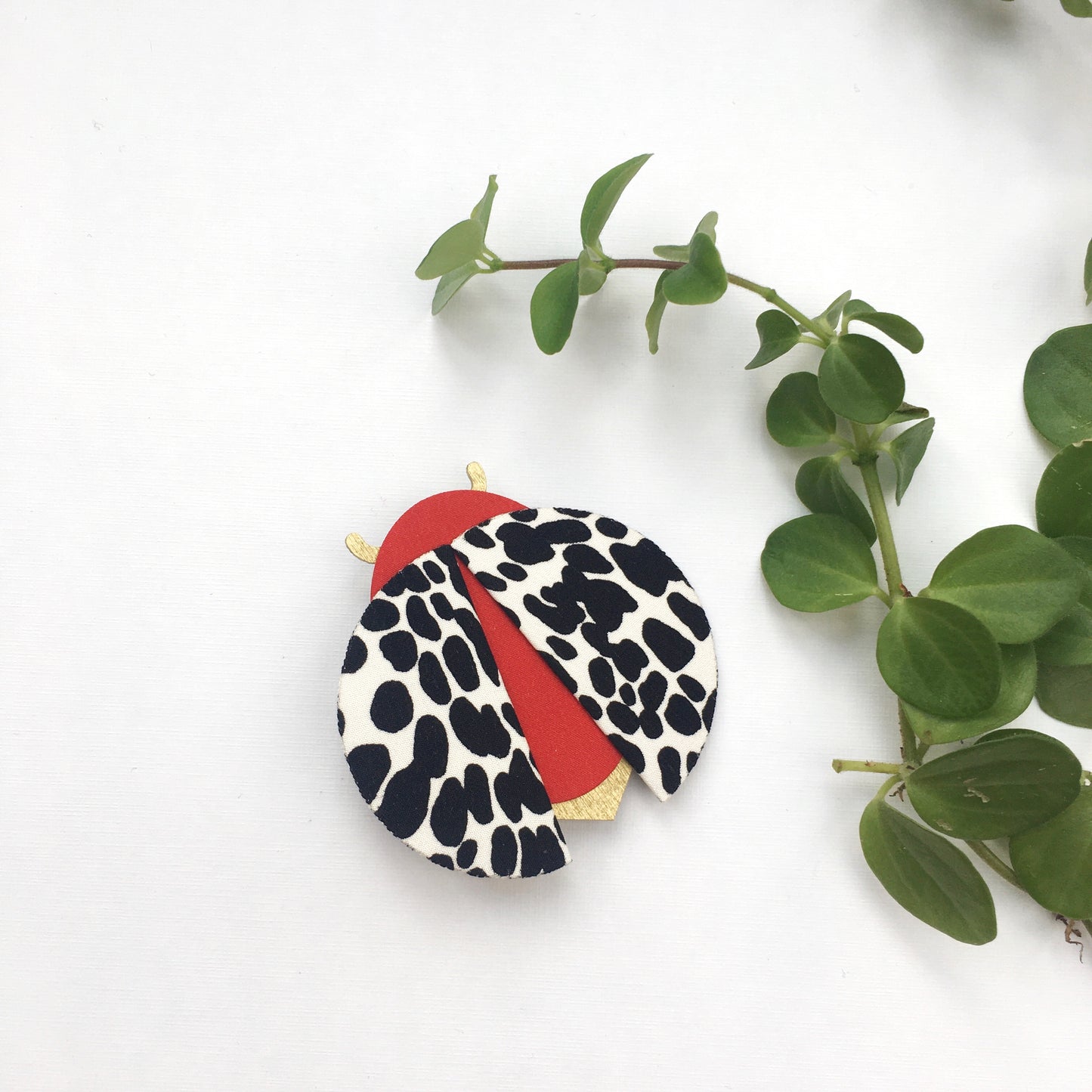 Moon Beetle Brooch