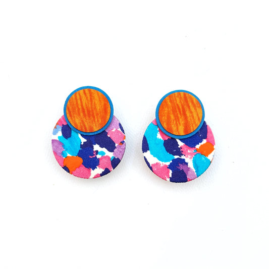 Moon Mirage Stud Earrings