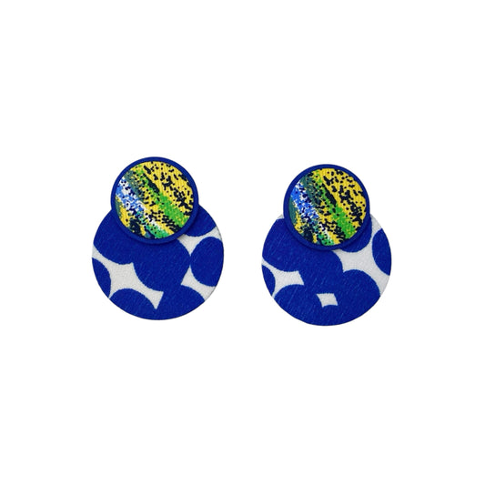 Moon Mirage Stud Earrings