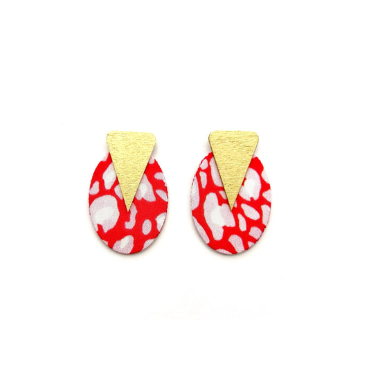 Ellipse Stud Earrings