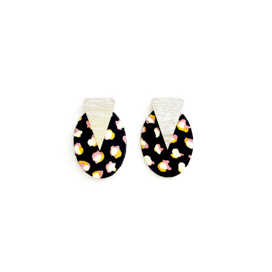 Ellipse Stud Earrings