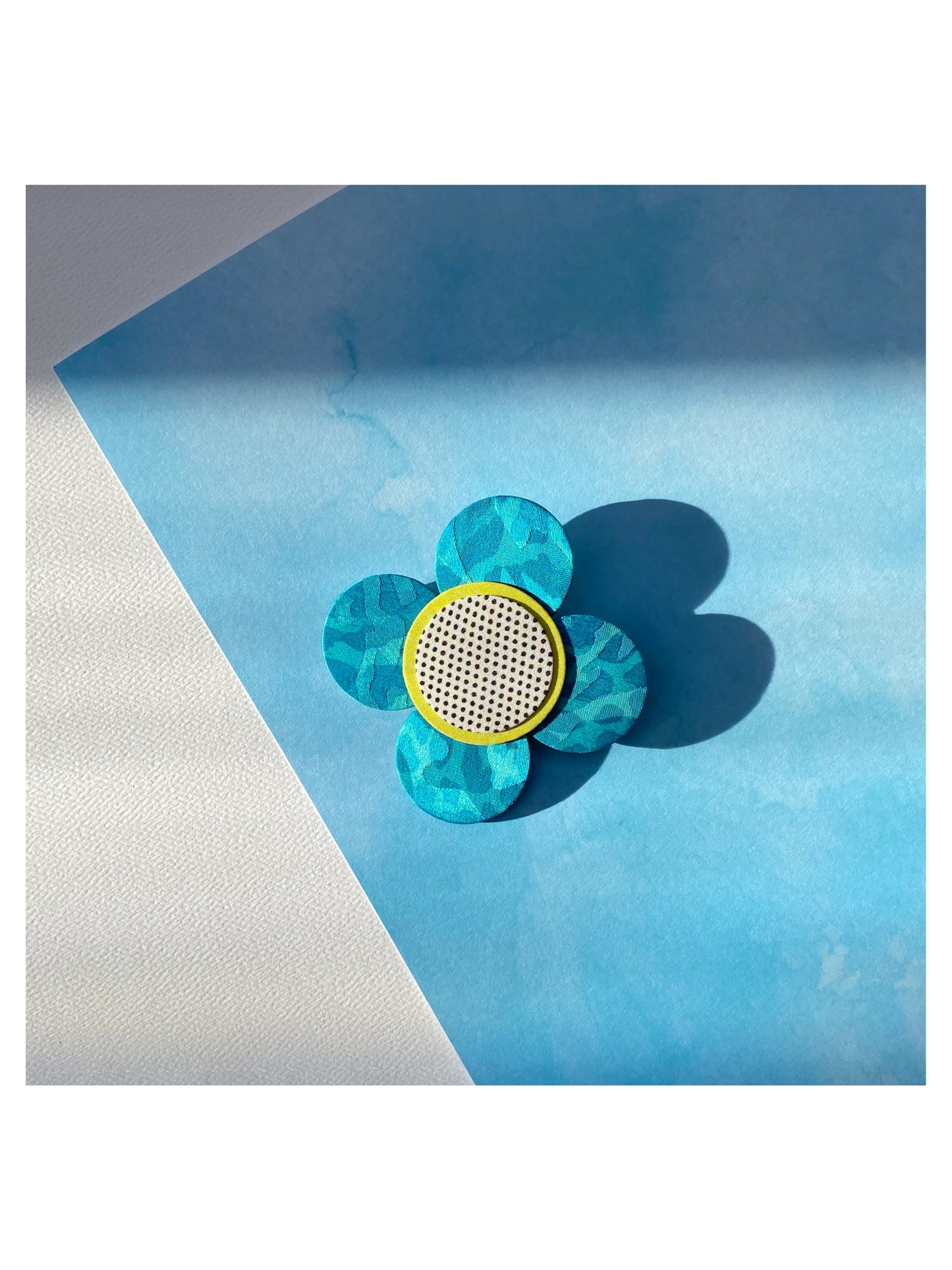 Moon Flower Brooch