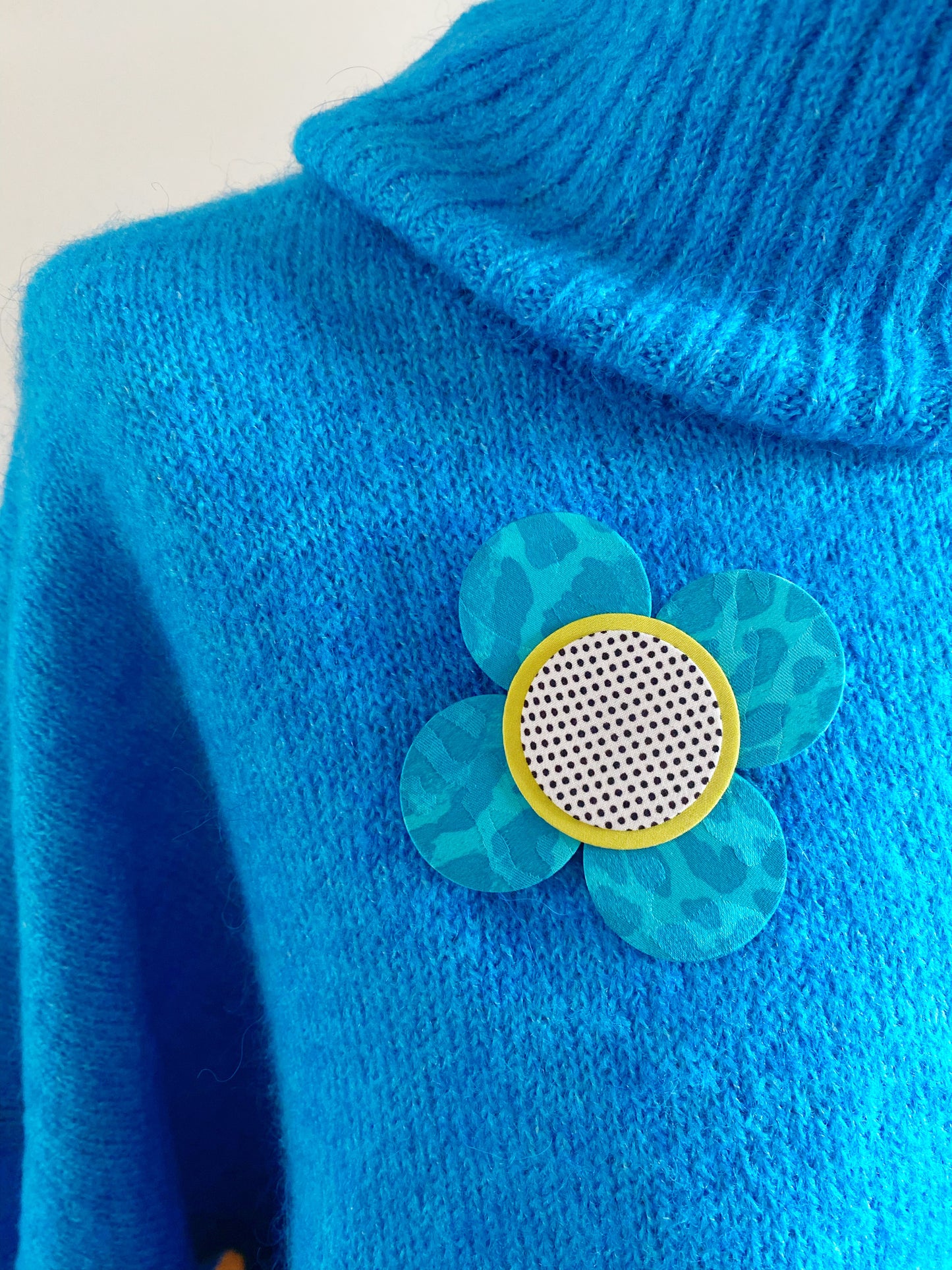 Moon Flower Brooch