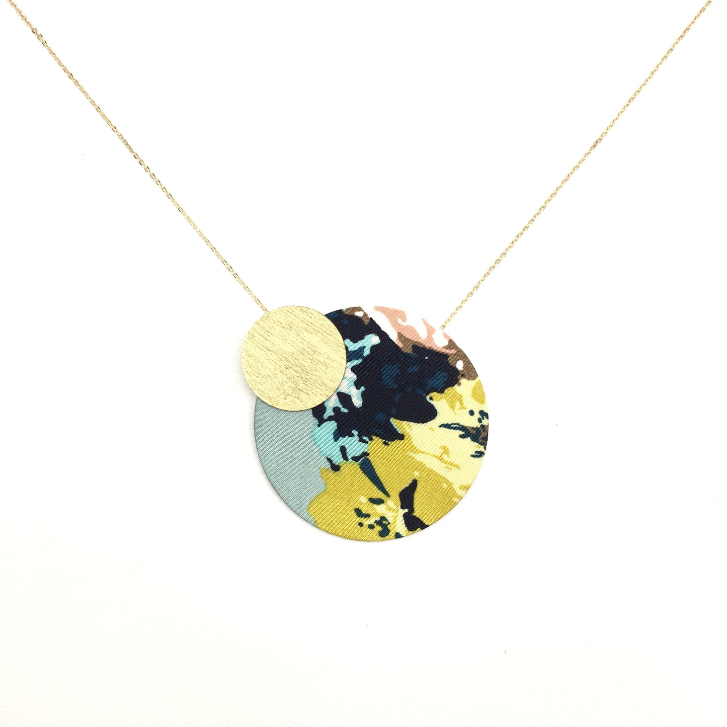 Two Moons Pendant Necklace